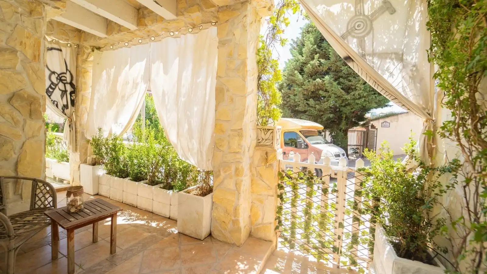 Terraza de Casa o chalet de alquiler en Huétor Vega con Aire acondicionado, Piscina y Amueblado
