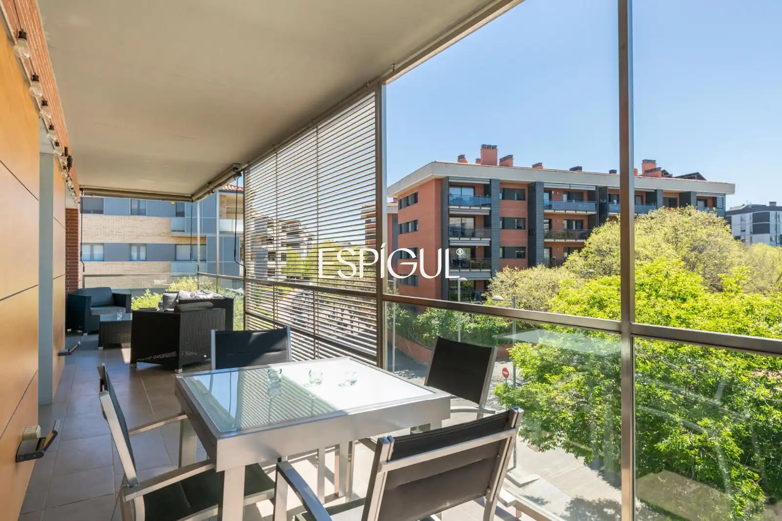 Terrace of Flat for sale in Sant Cugat del Vallès  with Air Conditioner, Heating and Parquet flooring