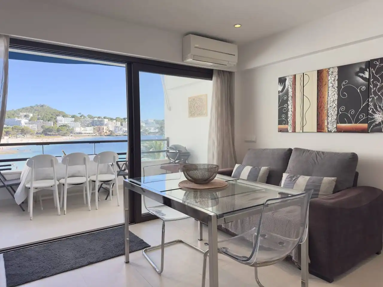Terrasse von Wohnung zur Miete in Calvià mit Klimaanlage, Heizung und Terrasse