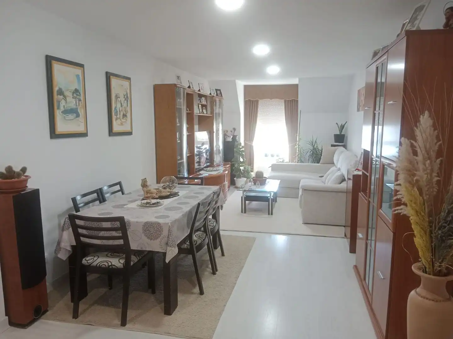 Living room of Flat for sale in Cambre   with Heating, Storage room and Furnished