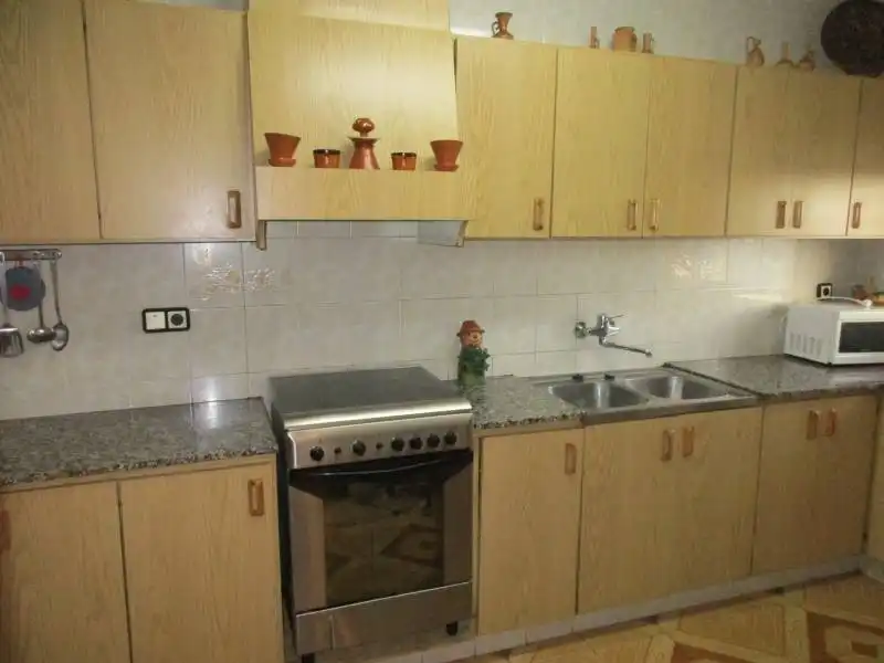 Cuina de Casa o xalet en venda en L'Aldea amb Aire condicionat, Jardí privat i Terrassa
