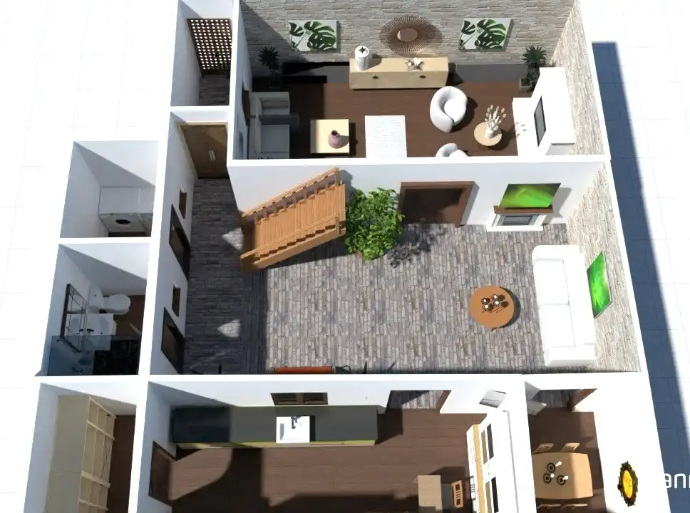 Habitación de Casa adosada en venta en Teror con Parquet, Terraza y Amueblado