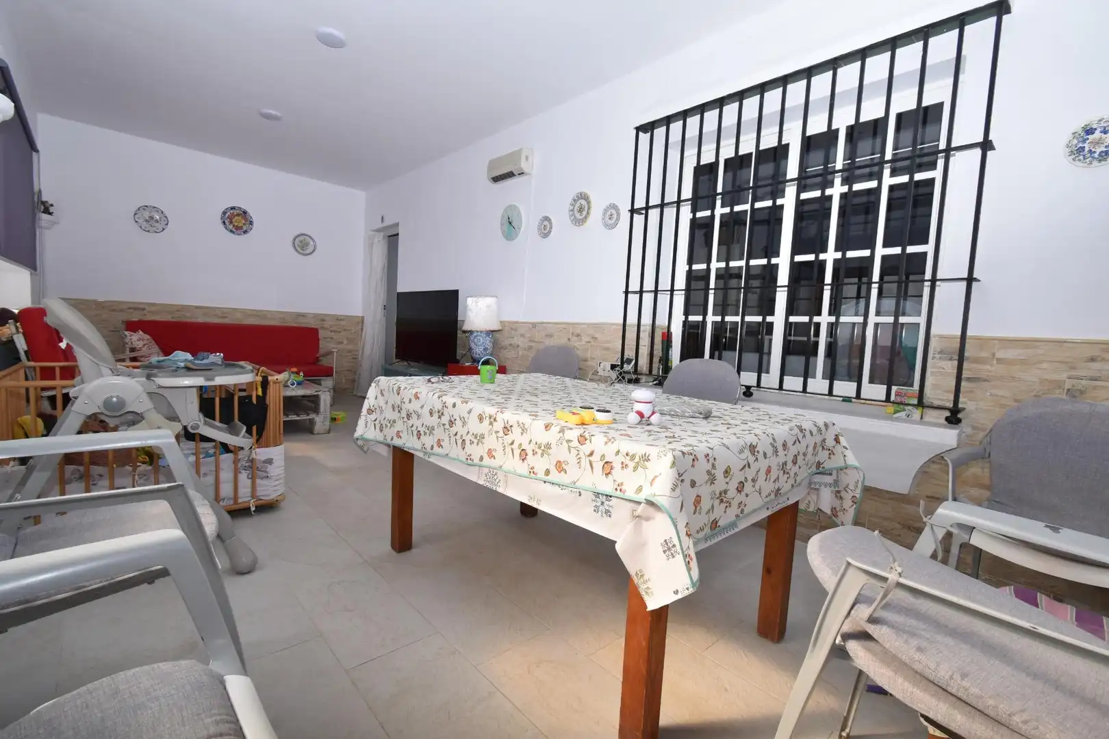 Dining room of Houses for sale in Chiclana de la Frontera  with Air Conditioner, Heating and Private garden