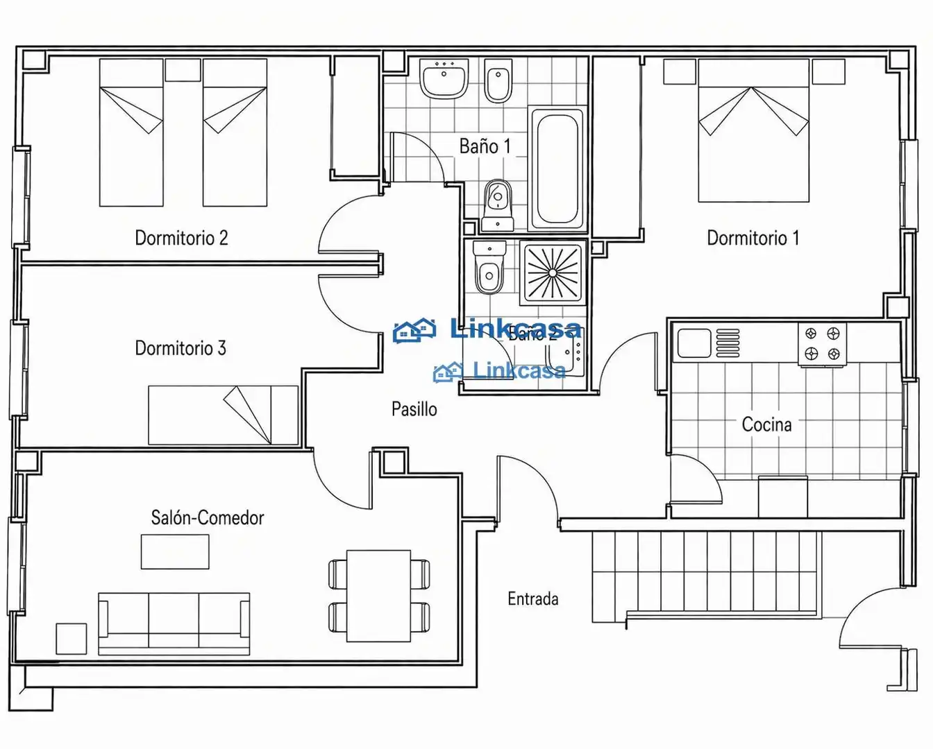 Flat with lift for sale in Calle Calle Peña Ubiña, imagen 2