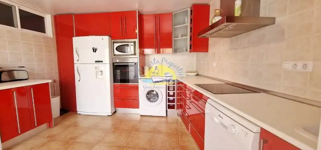 Cocina de Apartamento en venta en Cartagena con Aire acondicionado, Jardín privado y Terraza