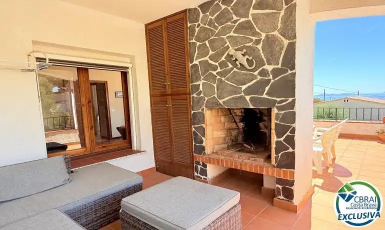 Terrace of Houses for sale in Roses  with Private garden, Terrace and TV