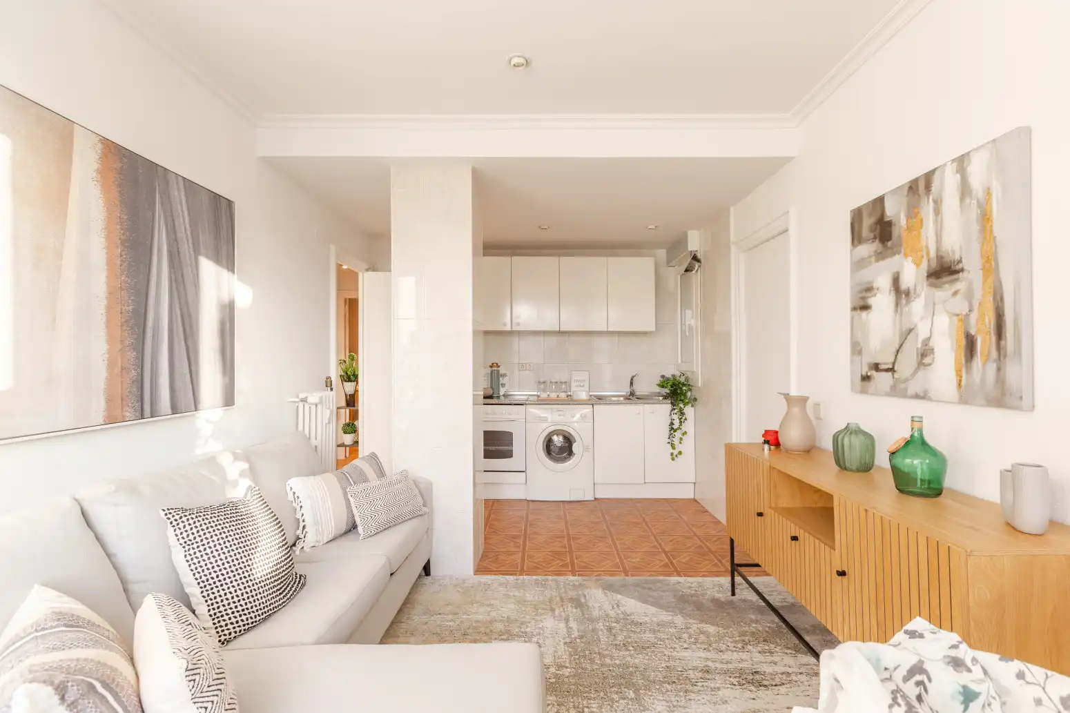 Living room of Attic for sale in  Pamplona / Iruña  with Heating and Terrace