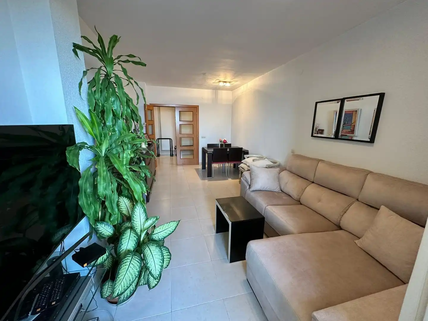 Living room of Flat for sale in Benalmádena  with Private garden and Terrace