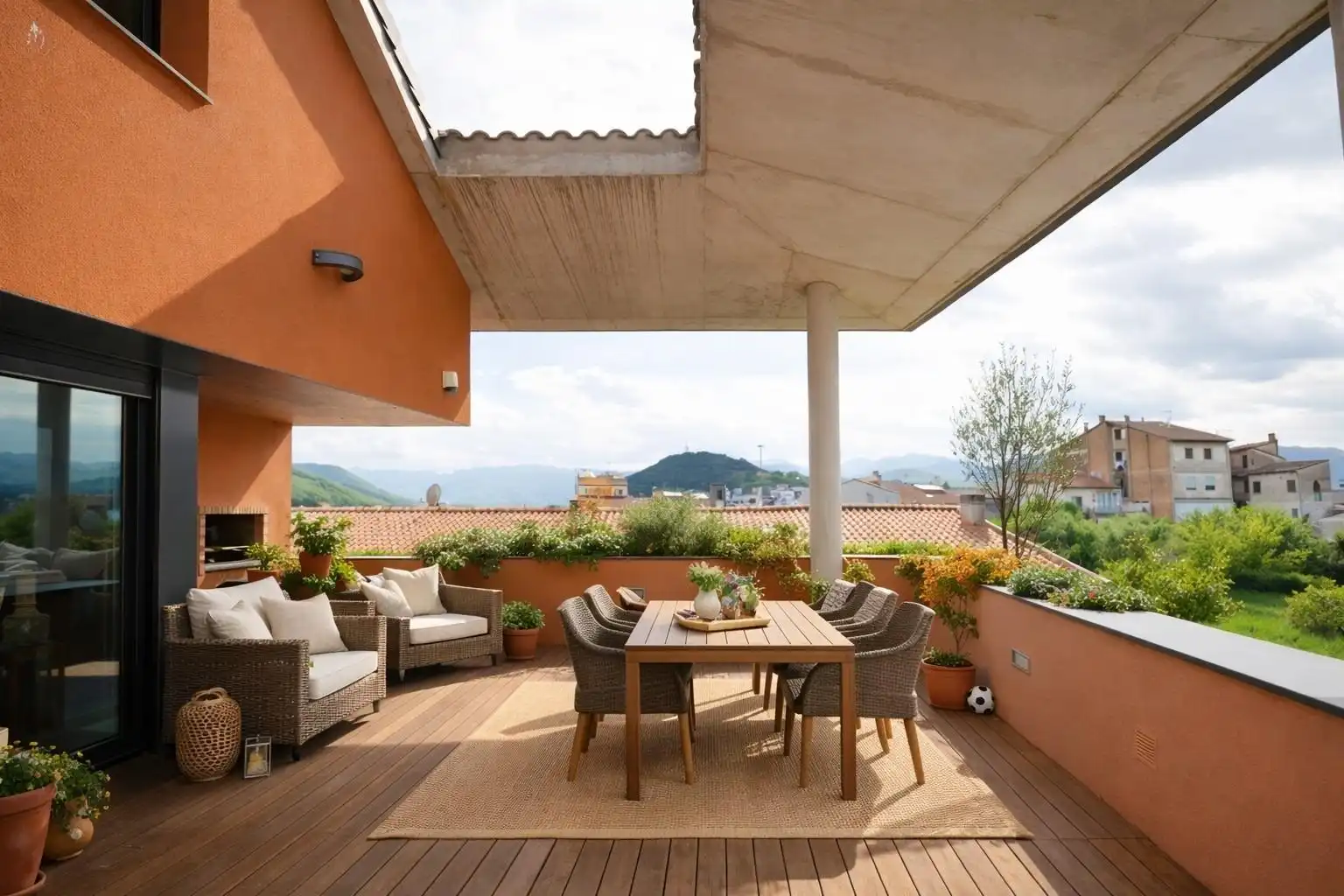 Terrace of Attic for sale in Olot  with Air Conditioner, Heating and Terrace