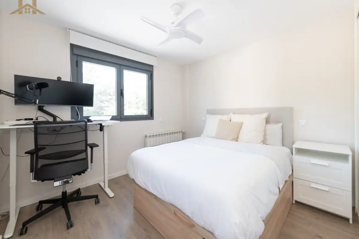 Schlafzimmer von Haus oder Chalet zum Verkauf in Colmenar Viejo mit Klimaanlage, Privatgarten und Terrasse