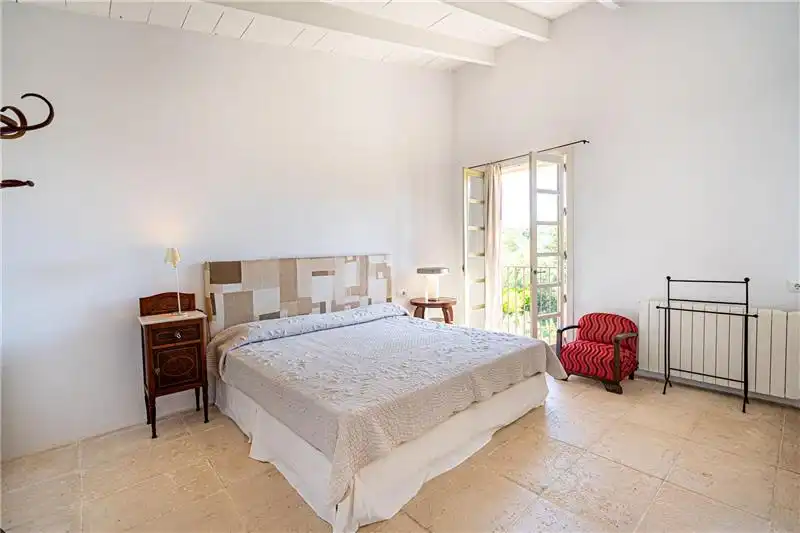 Habitación de Finca rústica de alquiler en Selva con Calefacción, Jardín privado y Terraza