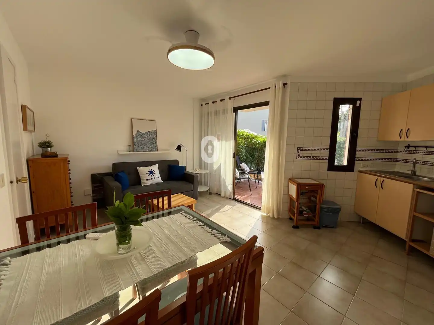 Vista exterior de Estudio de alquiler en Pollença con Jardín privado, Terraza y Amueblado