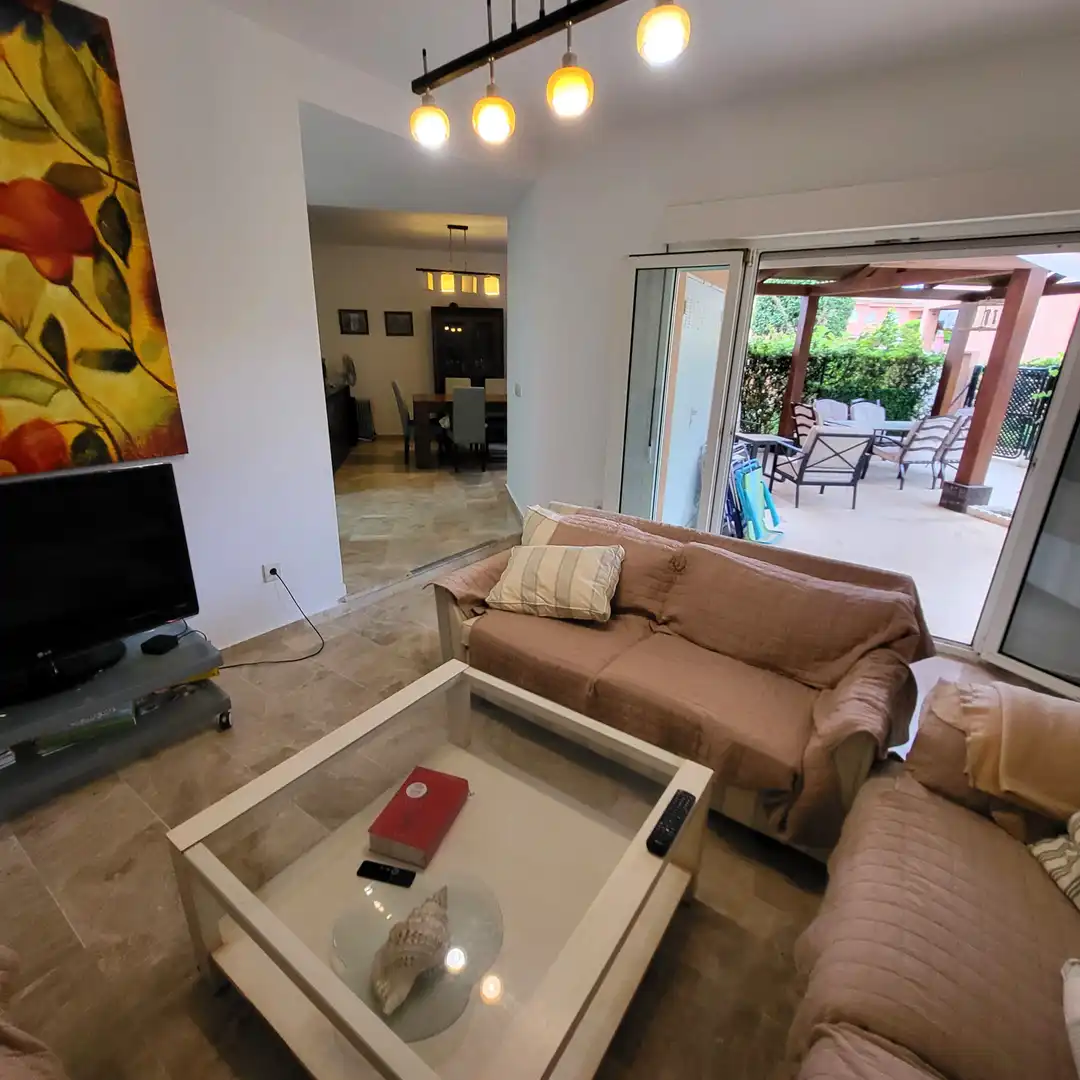 Living room of Detached homes for sale in Manilva  with Air Conditioner, Private garden and Terrace