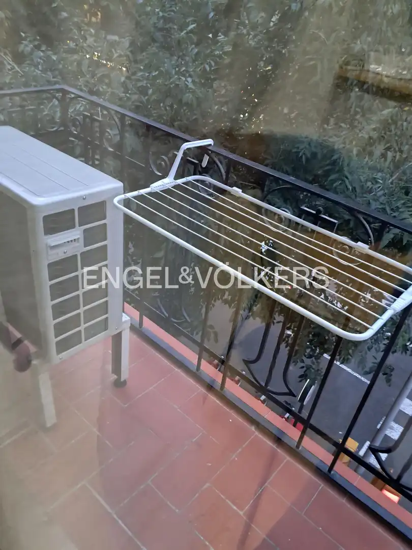 Terraza de Piso de alquiler en Barcelona con Aire acondicionado, Calefacción y Parquet