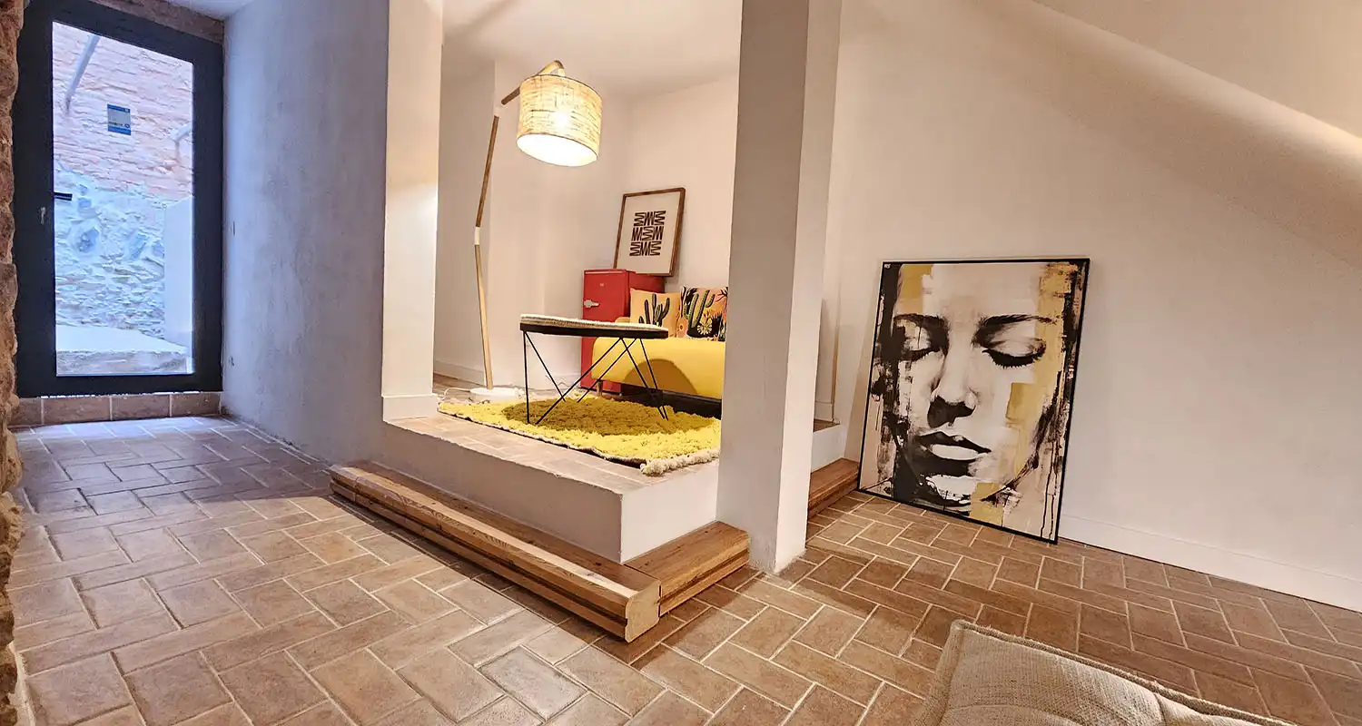 Sala de estar de Piso en venta en Sant Celoni con Aire acondicionado, Calefacción y Terraza