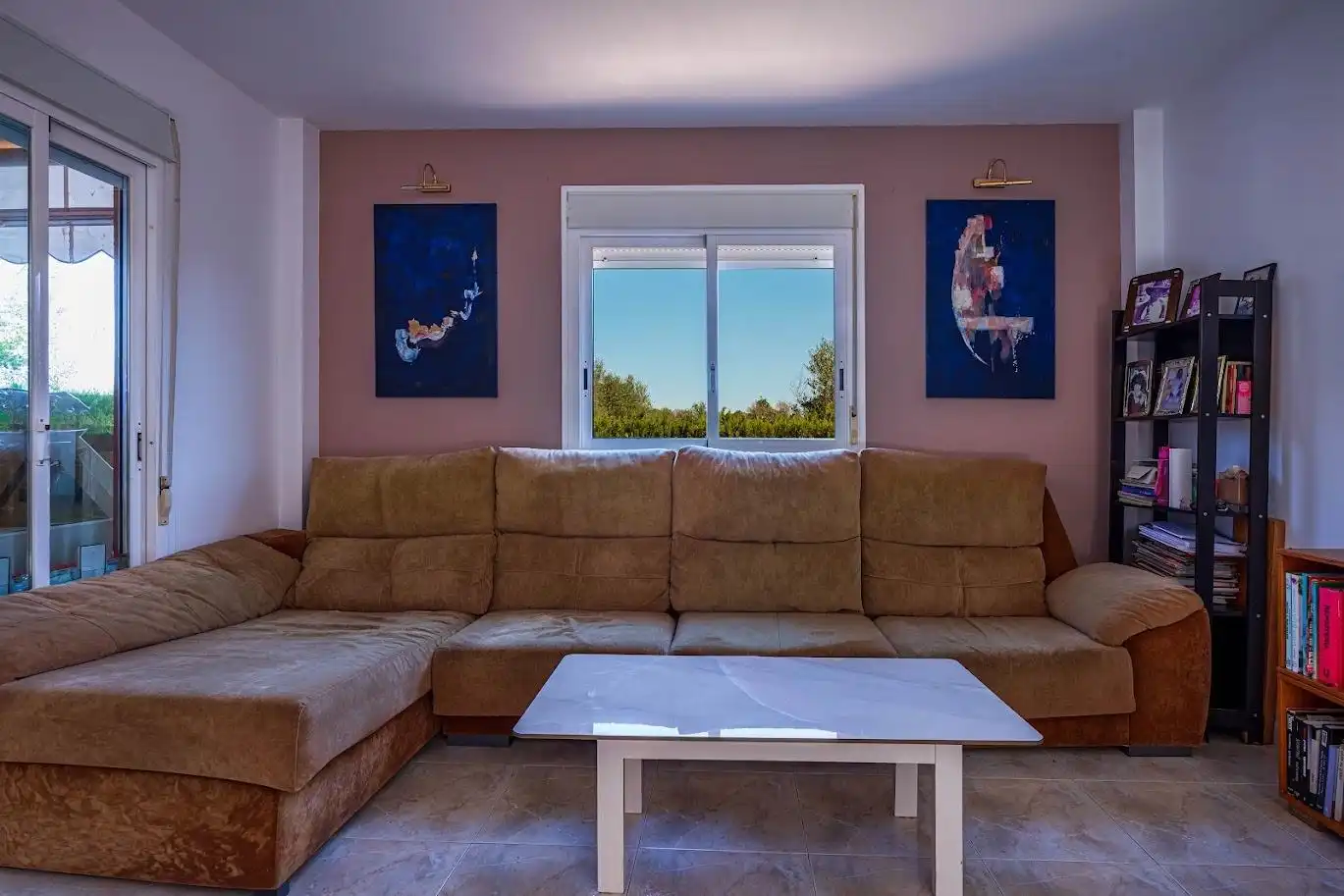 Living room of Ground floor for sale in Llucmajor  with Air Conditioner, Private garden and Terrace