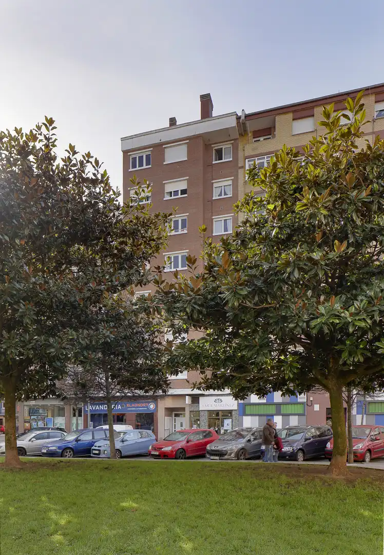 Exterior view of Flat for sale in Gijón   with Heating, Parquet flooring and Storage room