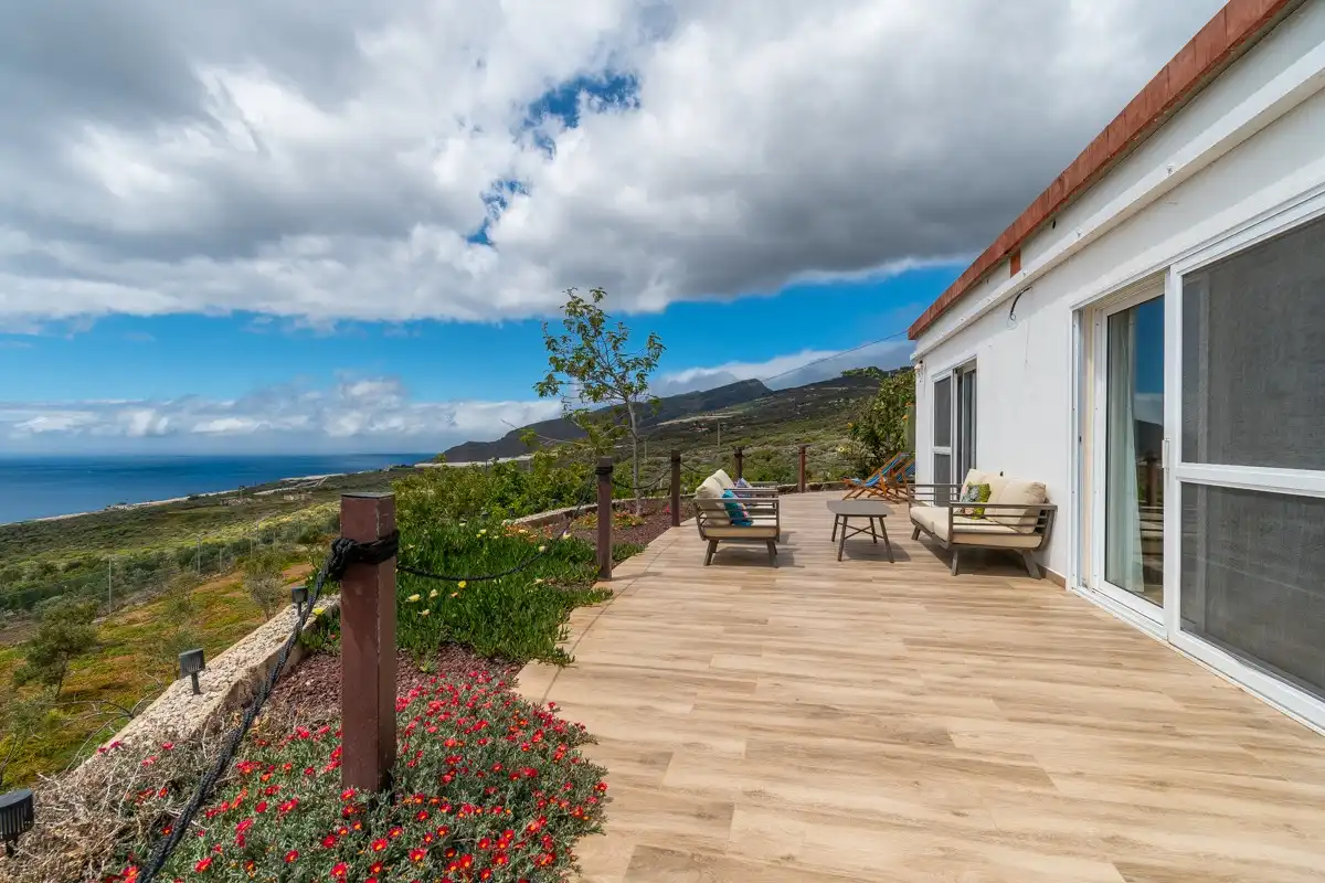 Terraza de Finca rústica en venta en Guía de Isora con Jardín privado, Terraza y Piscina