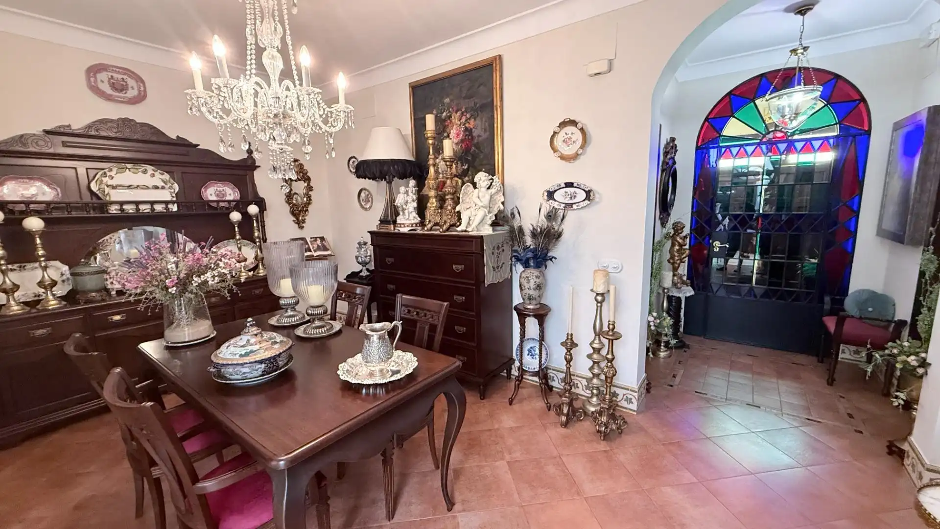 Comedor de Finca rústica en venta en Lepe con Aire acondicionado