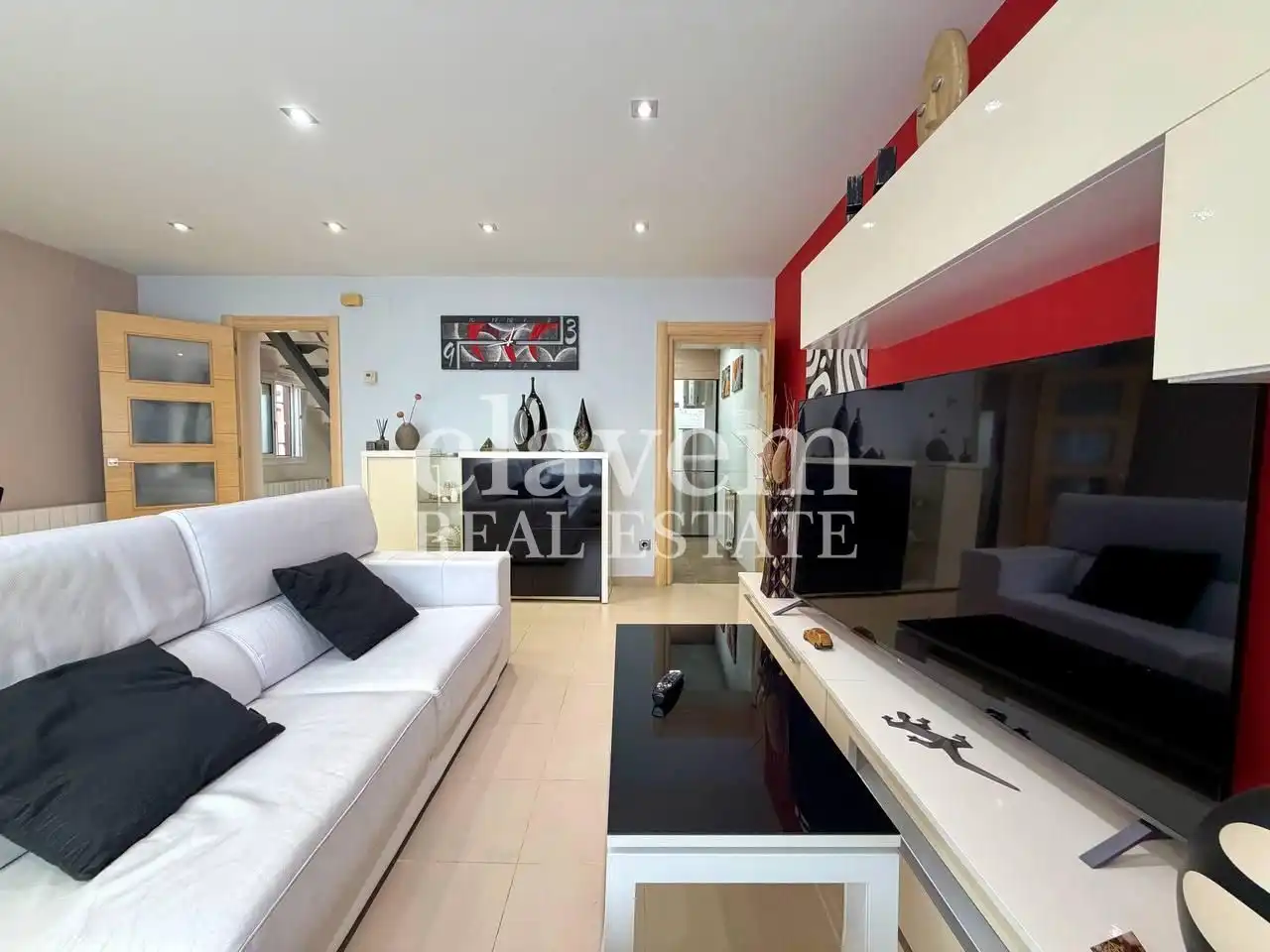 Sala de estar de Casa o chalet en venta en Barcelona con Aire acondicionado, Jardín privado y Terraza