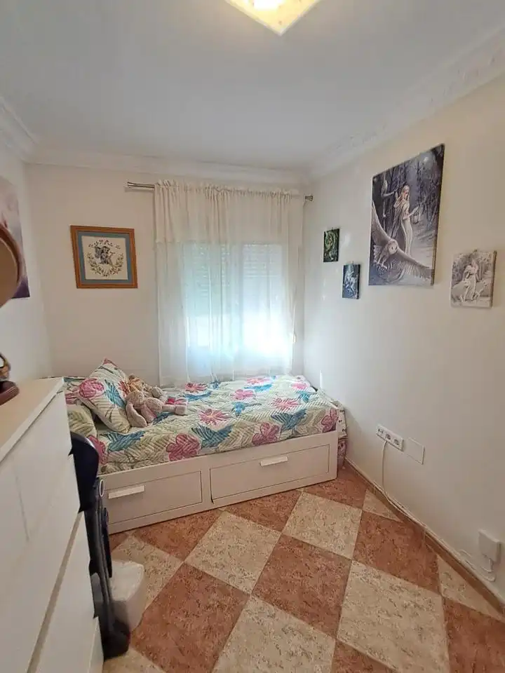 Bedroom of Flat for sale in Málaga