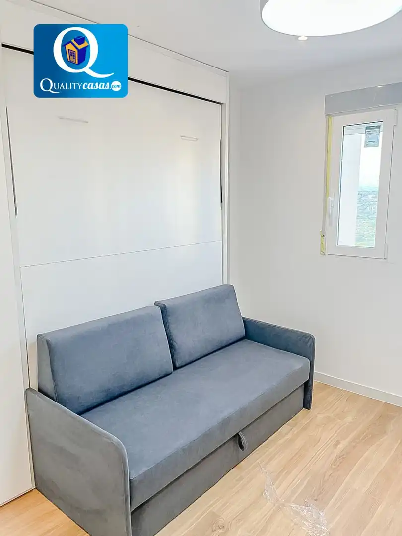 Living room of Apartments for rent in El Campello  with Air Conditioner
