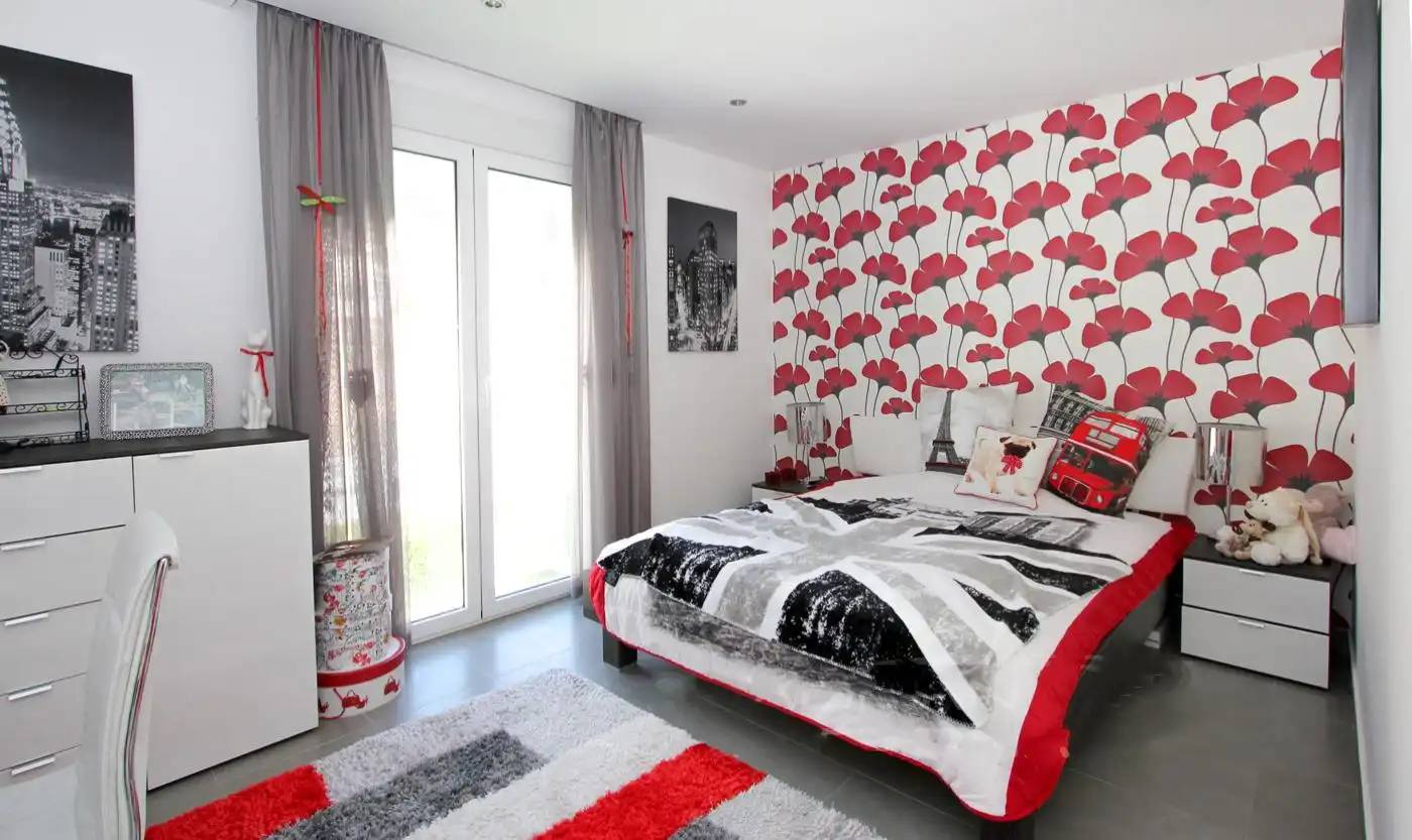 Habitación de Casa adosada de alquiler en Altea con Aire acondicionado, Calefacción y Jardín privado