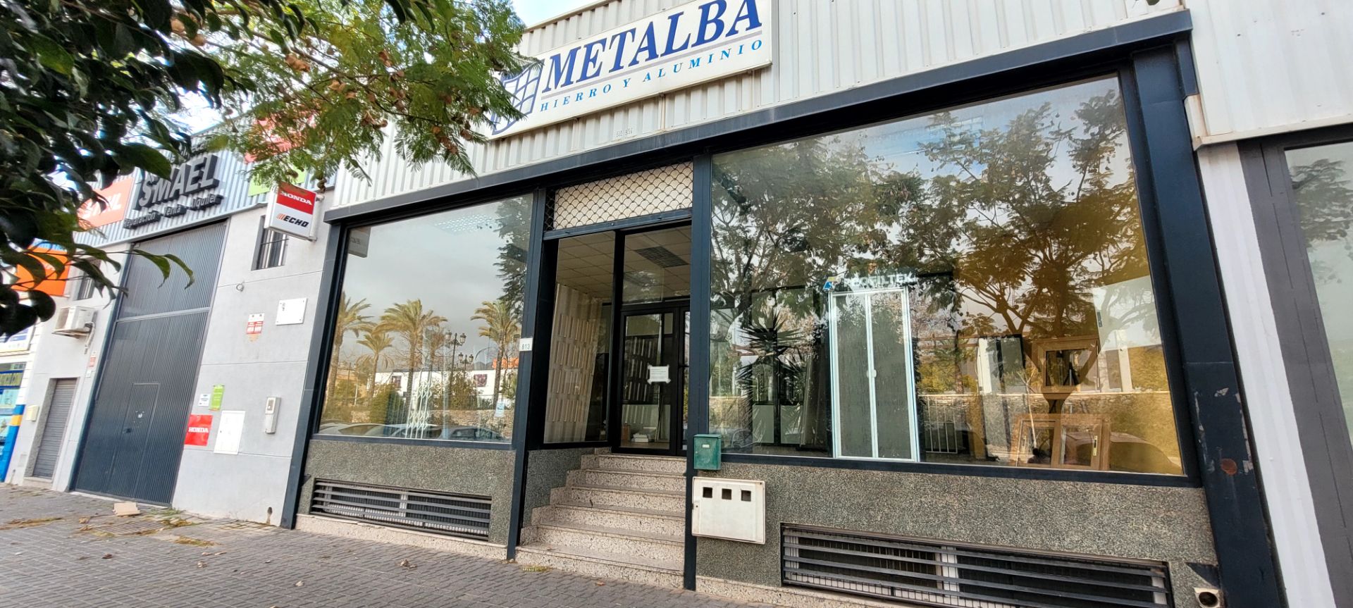 Exterior view of Industrial buildings for sale in Vícar  with Alarm