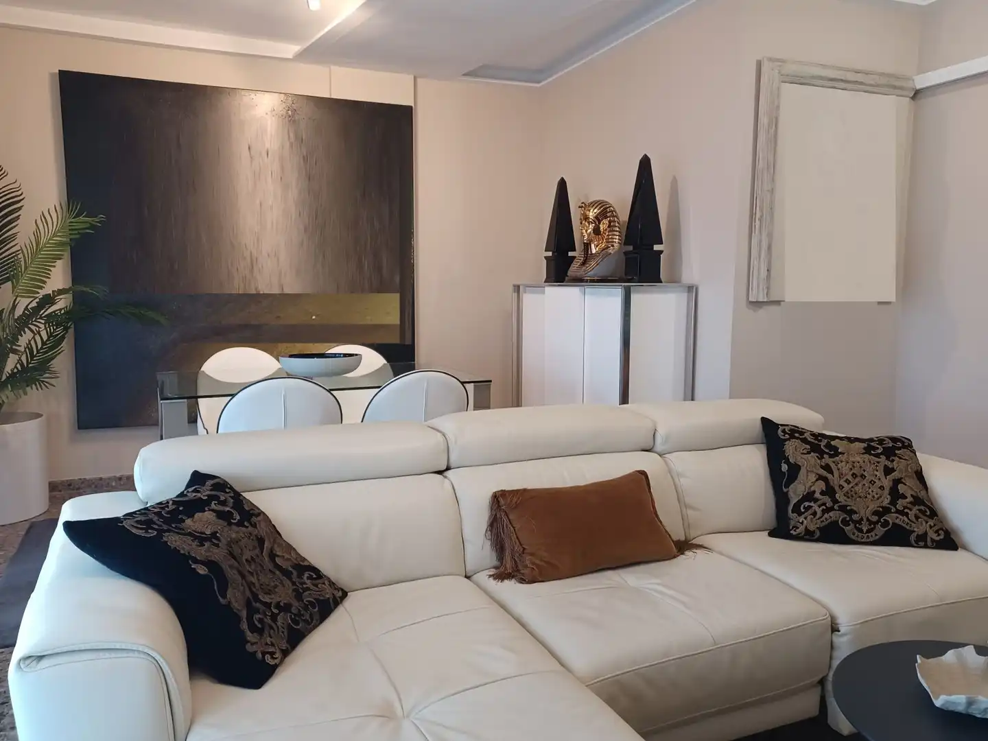 Sala de estar de Ático en venta en L'Olleria con Aire acondicionado, Terraza y Trastero