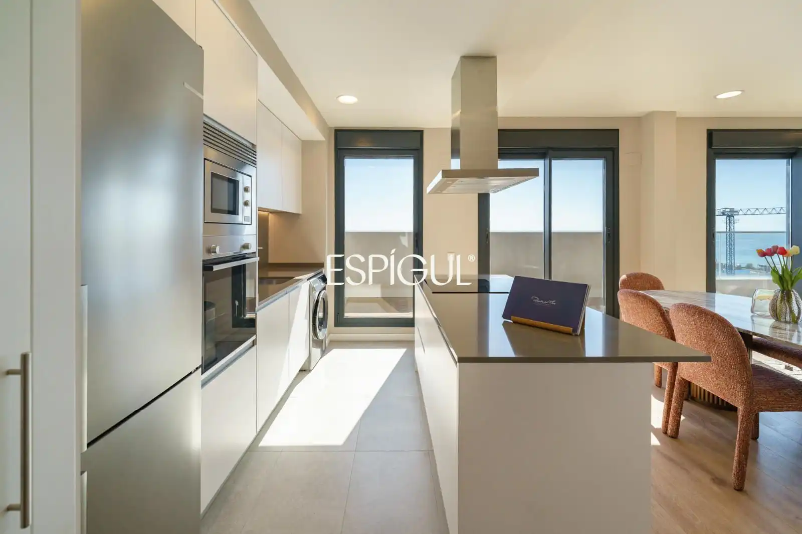 Kitchen of Attic for sale in Montgat  with Air Conditioner, Heating and Parquet flooring