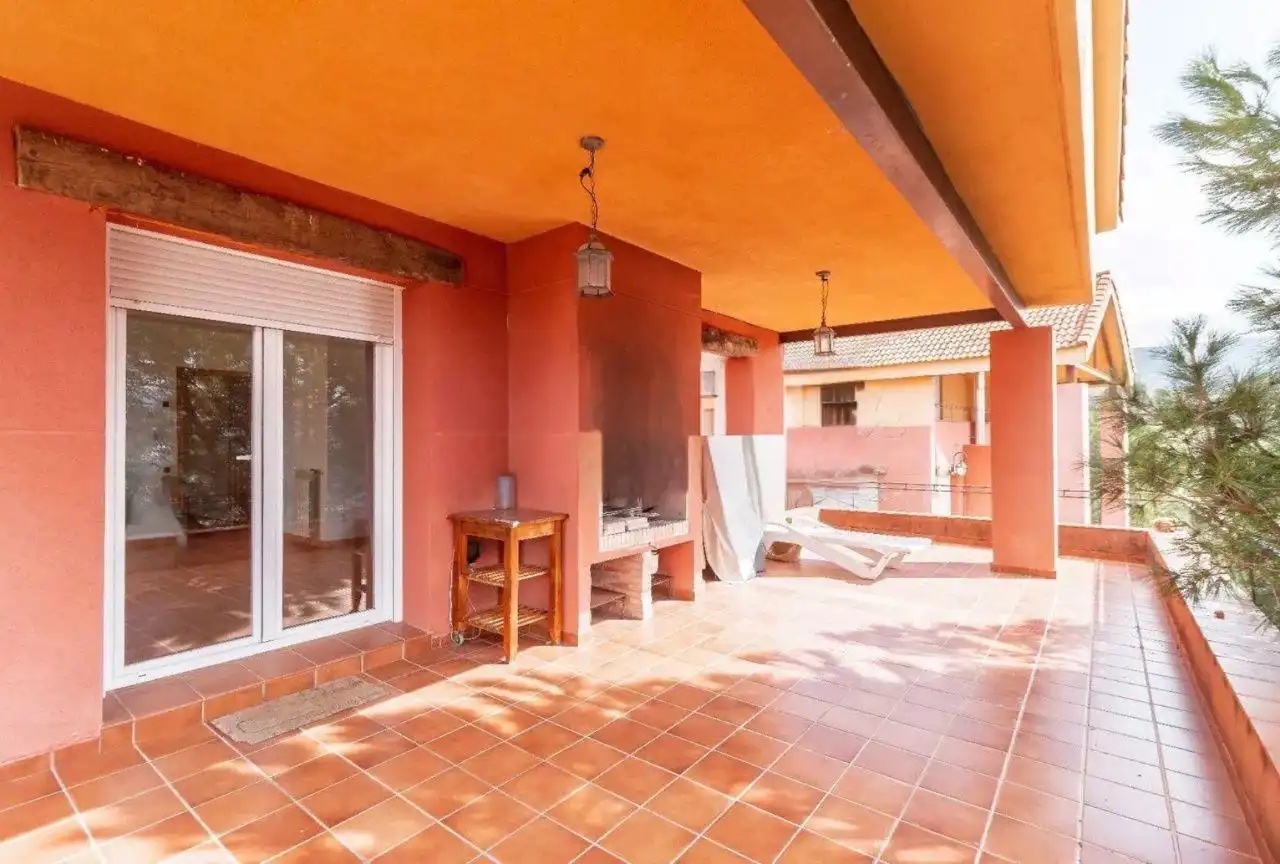 Terraza de Casa o chalet en venta en Robledo de Chavela con Aire acondicionado, Calefacción y Jardín privado