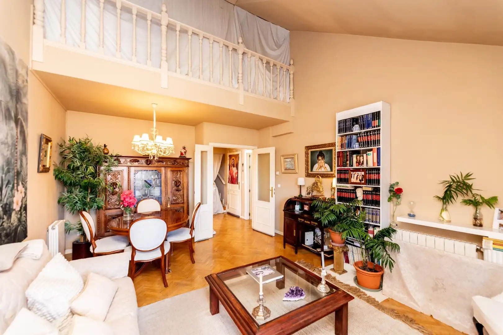 Sala de estar de Ático en venta en Las Rozas de Madrid con Calefacción, Jardín privado y Terraza