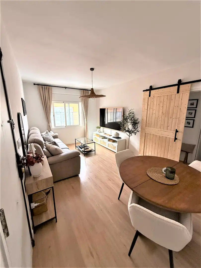 Wohnzimmer von Wohnung zum Verkauf in Mataró mit Klimaanlage, Heizung und Terrasse