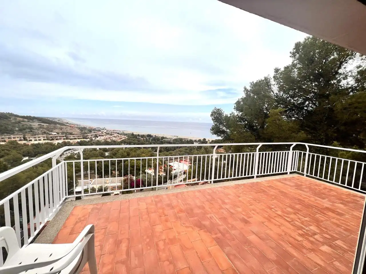Terrasse von Haus oder Chalet zur Miete in Sitges mit Klimaanlage, Privatgarten und Terrasse