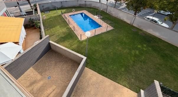 Swimming pool of Apartment for sale in  Logroño  with Heating, Private garden and Terrace