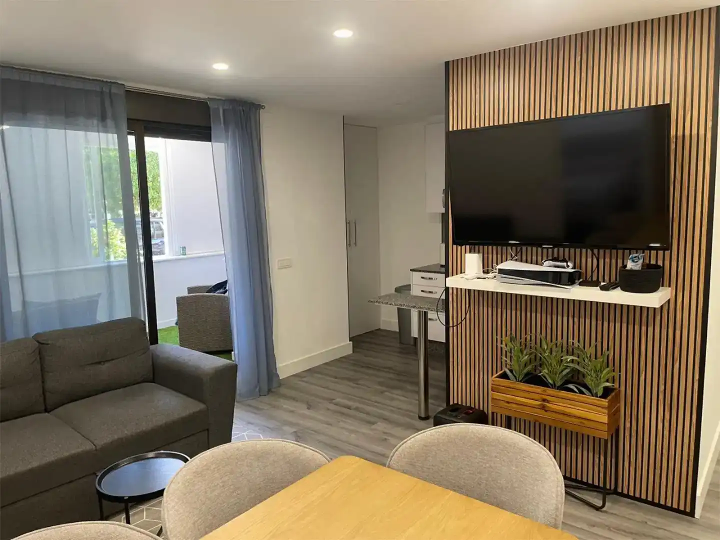 Living room of Flat for sale in Orihuela  with Air Conditioner, Parquet flooring and Storage room