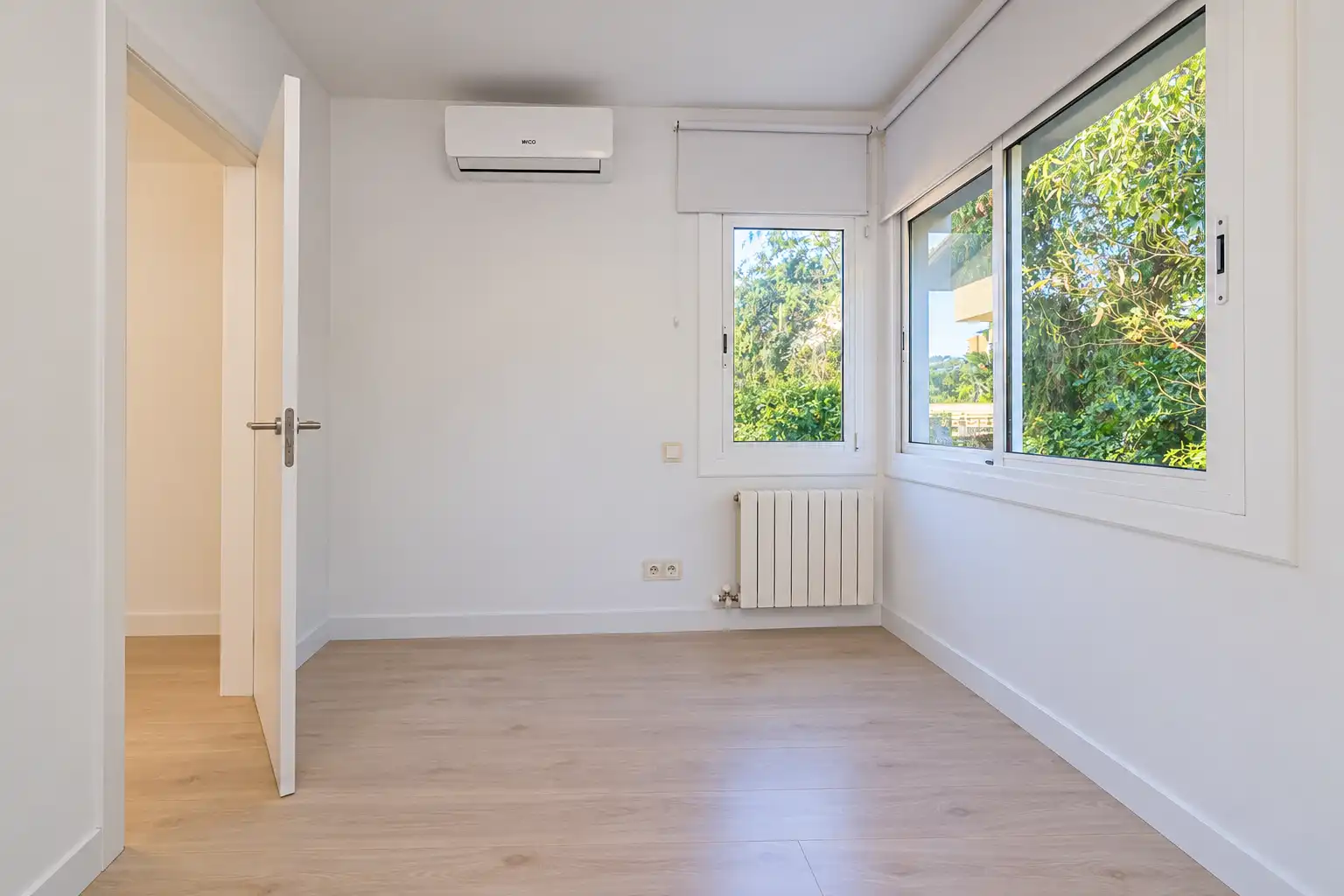 Schlafzimmer von Haus oder Chalet zur Miete in Castelldefels mit Klimaanlage, Heizung und Privatgarten