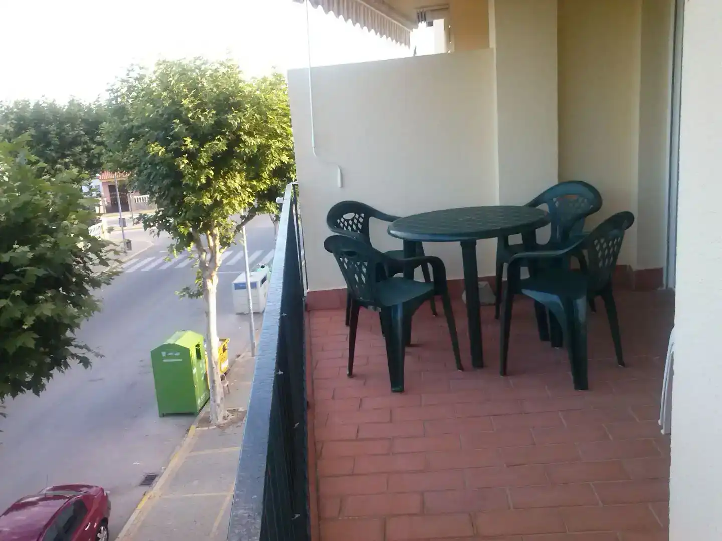 Terrassa de Pis de lloguer en Chipiona amb Piscina i Moblat
