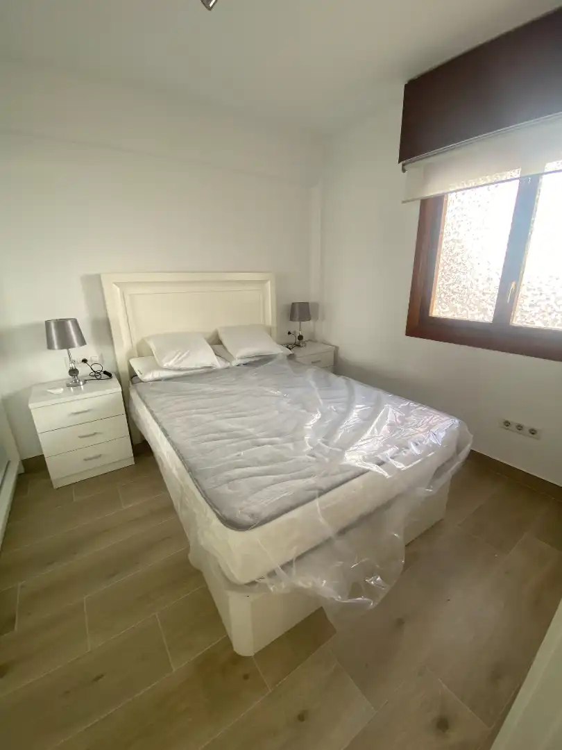 Schlafzimmer von Wohnungen zur Miete in Málaga mit Klimaanlage, Möbliert und Waschmaschine