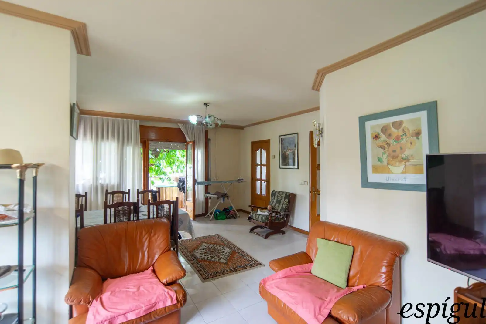 Sala de estar de Casa o chalet en venta en Girona con Aire acondicionado, Calefacción y Terraza