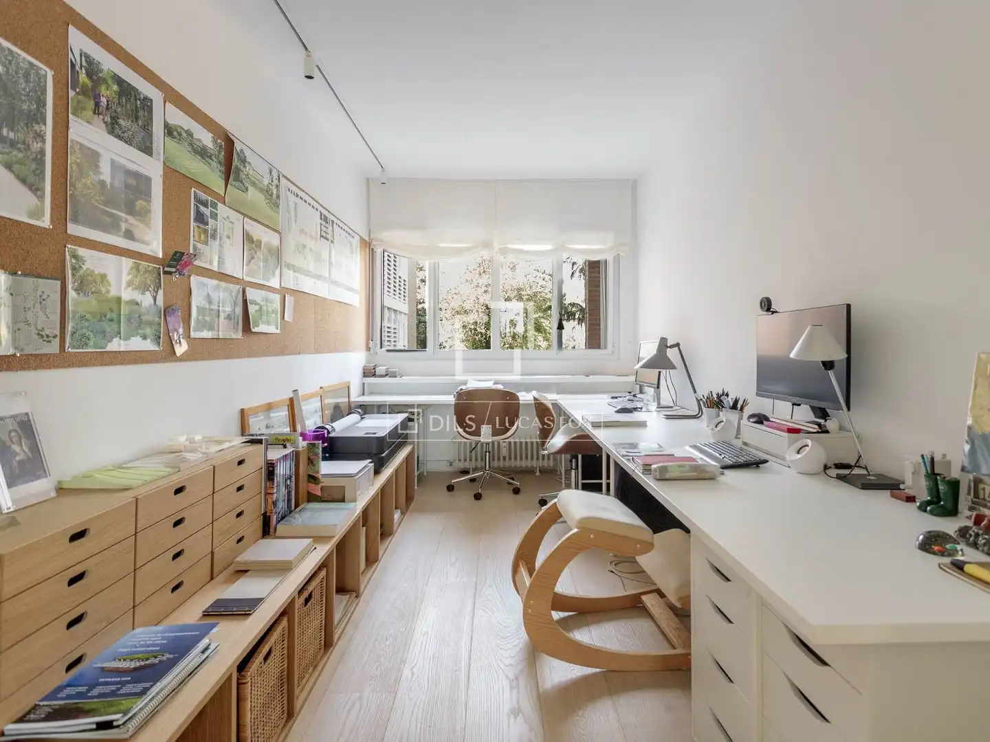 Flat for rent in Madrid  with Air Conditioner, Heating and Private garden