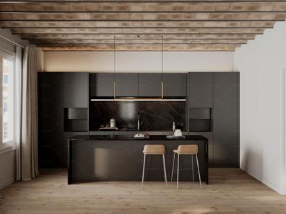 Kitchen of Flat for sale in  Barcelona Capital  with Air Conditioner, Heating and Parquet flooring