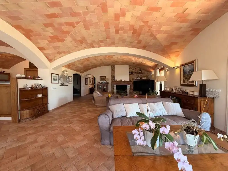 Living room of Houses for sale in Sant Feliu de Guíxols  with Air Conditioner, Heating and Private garden
