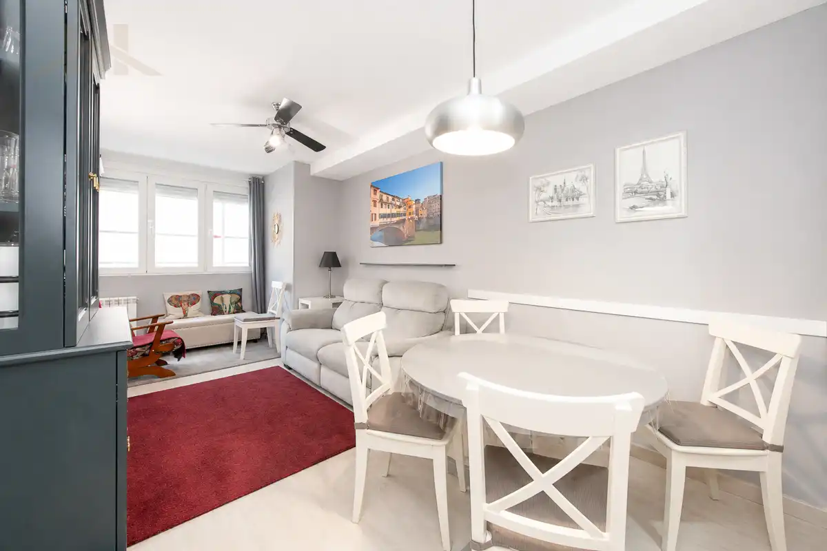 Sala de estar de Piso en venta en Alcorcón con Terraza, Amueblado y Horno