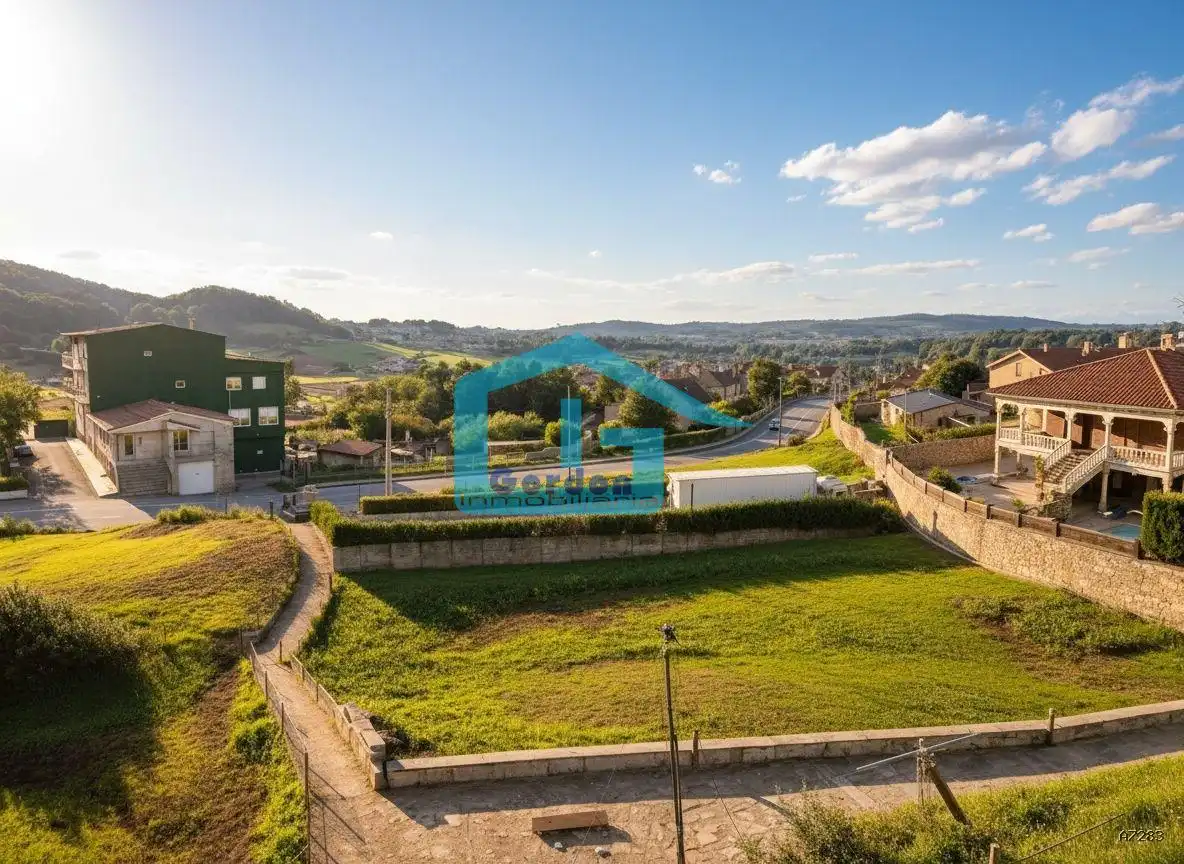 Vista exterior de Piso de alquiler en Meaño con Calefacción, Terraza y Amueblado