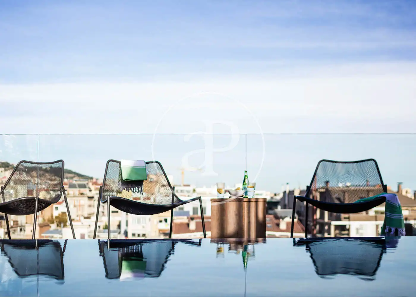 Terraza de Piso de alquiler en Barcelona con Aire acondicionado, Calefacción y Terraza