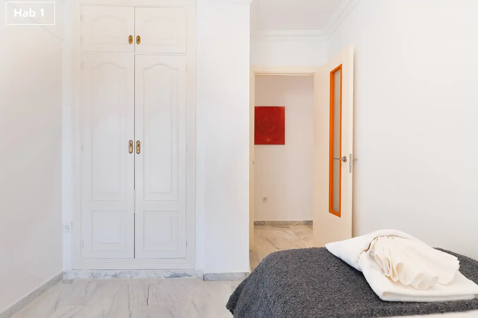 Habitación de Piso de alquiler en Málaga con Aire acondicionado, Amueblado y Internet