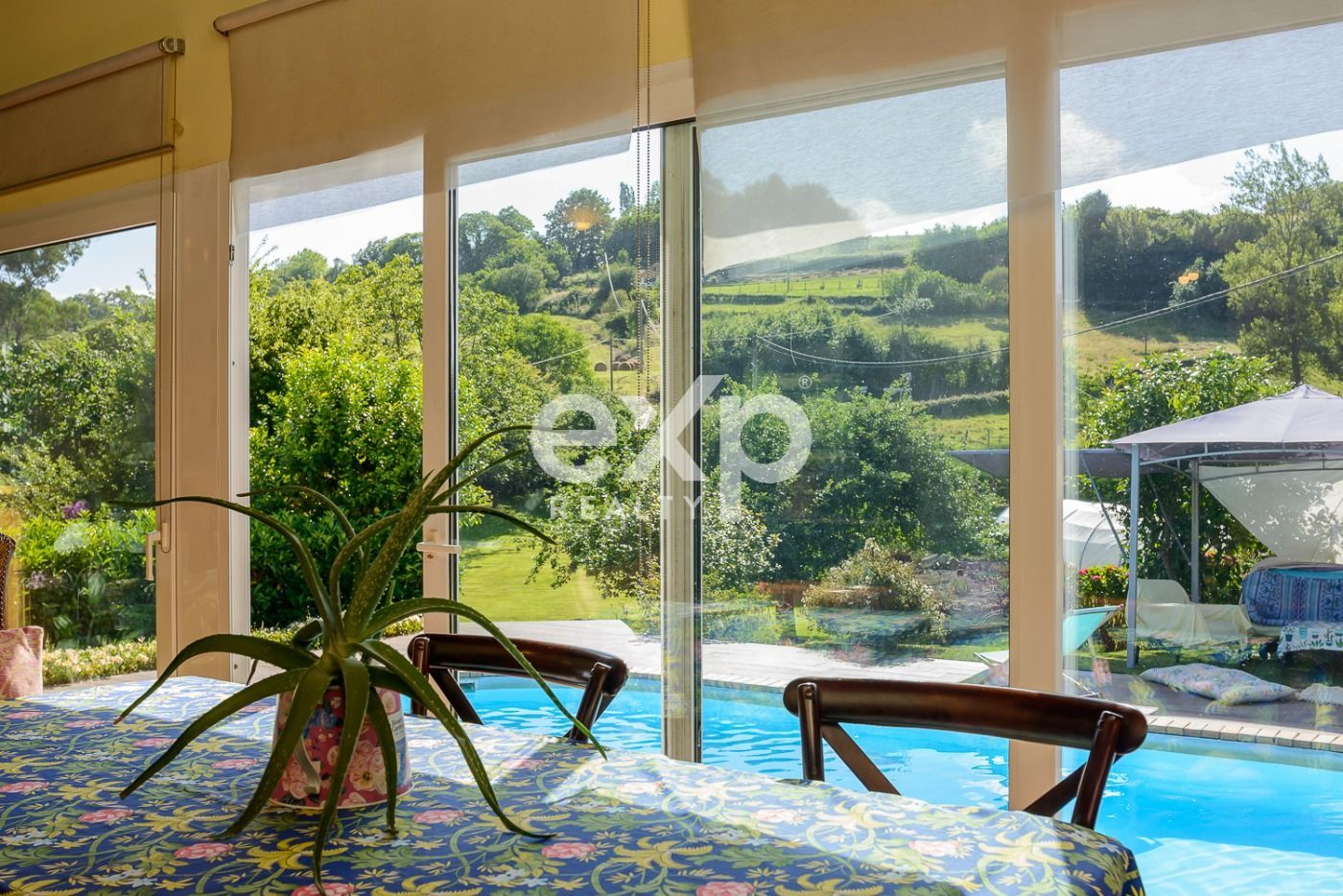 Jardí de Casa o xalet en venda en Langreo amb Calefacció, Jardí privat i Piscina