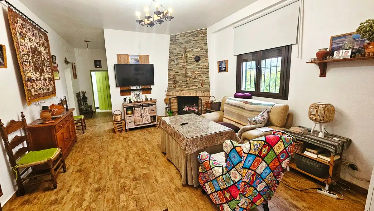 Living room of Houses for sale in Cortegana  with Private garden, Terrace and Storage room