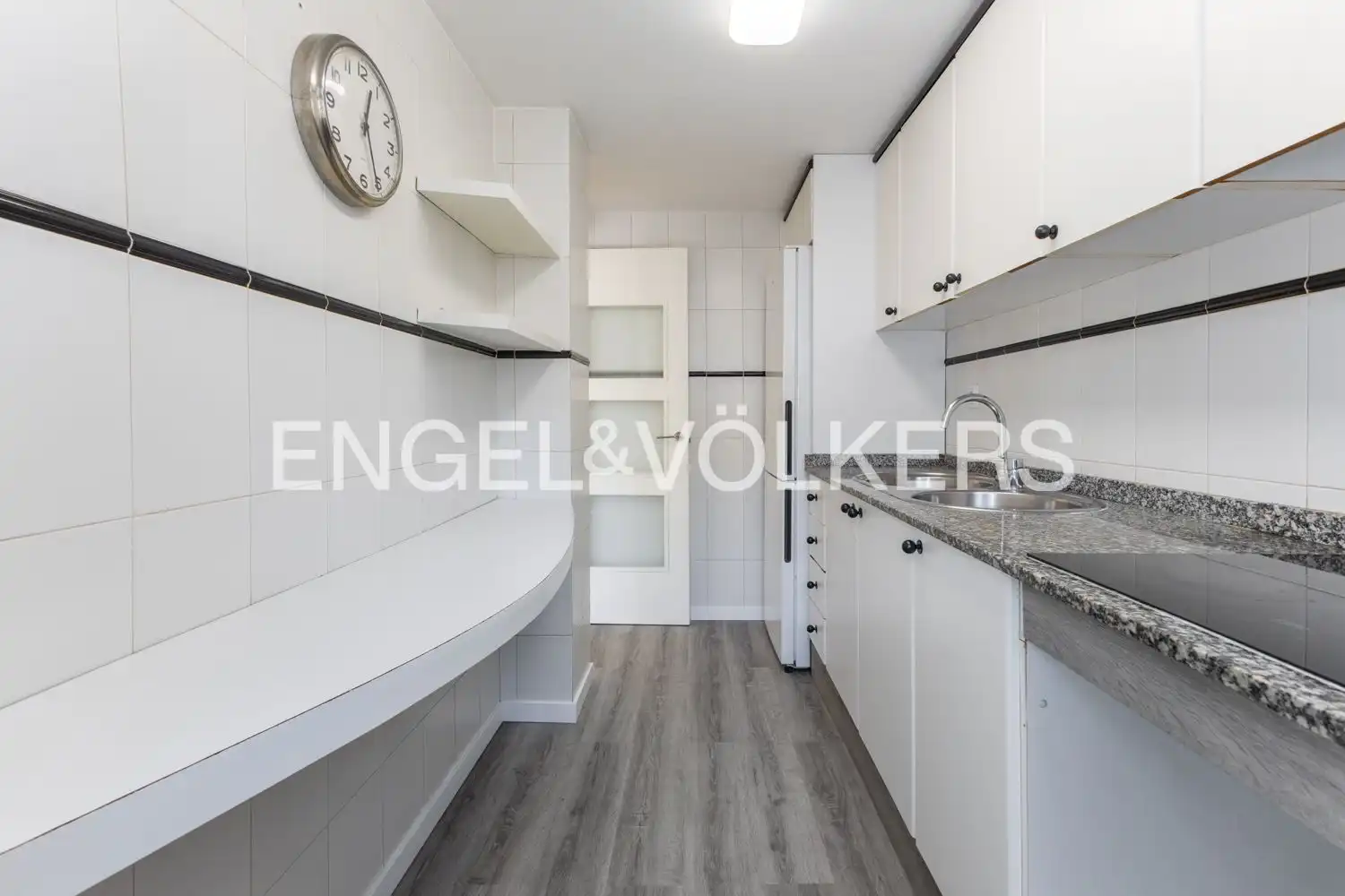 Cocina de Piso de alquiler en Valencia con Aire acondicionado, Calefacción y Parquet